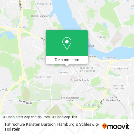 Карта Fahrschule Karsten Bartsch