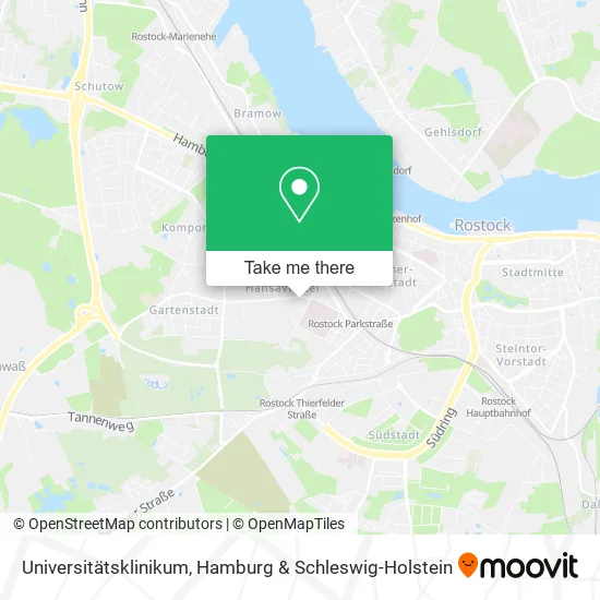 Карта Universitätsklinikum