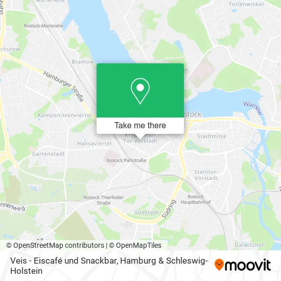 Карта Veis - Eiscafé und Snackbar