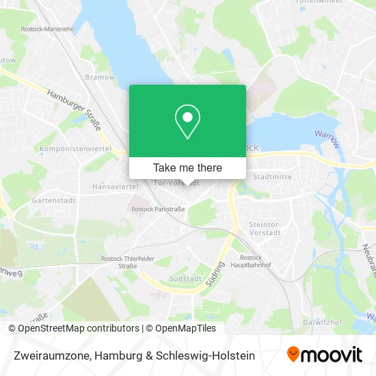 Карта Zweiraumzone
