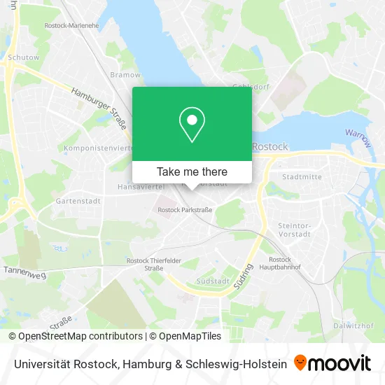 Карта Universität Rostock
