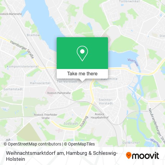 Weihnachtsmarktdorf am map