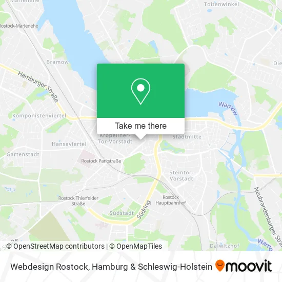 Карта Webdesign Rostock