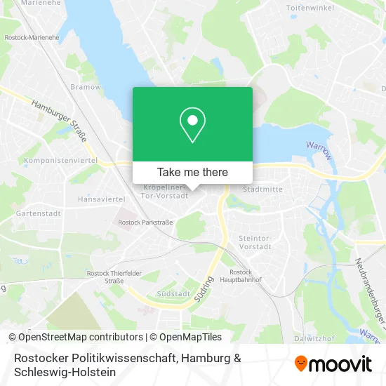Rostocker Politikwissenschaft map