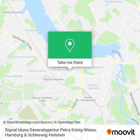 Signal Iduna Generalagentur Petra König-Wiese map