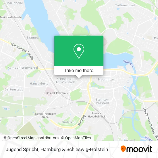 Карта Jugend Spricht