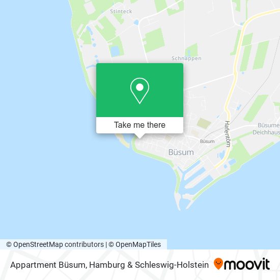 Appartment Büsum map
