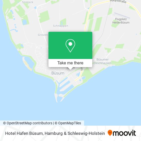 Hotel Hafen Büsum map