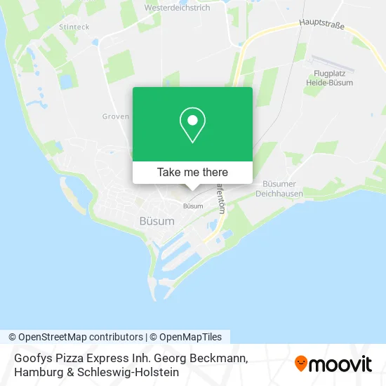 Карта Goofys Pizza Express Inh. Georg Beckmann