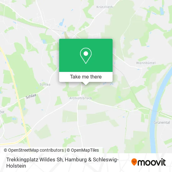 Карта Trekkingplatz Wildes Sh