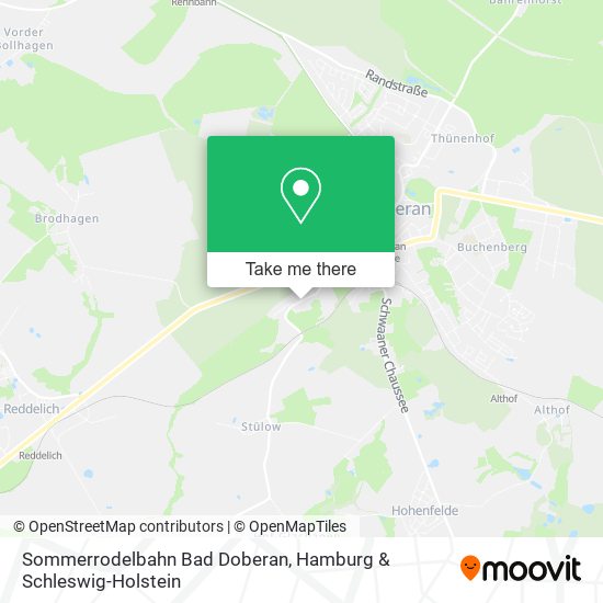 Sommerrodelbahn Bad Doberan map