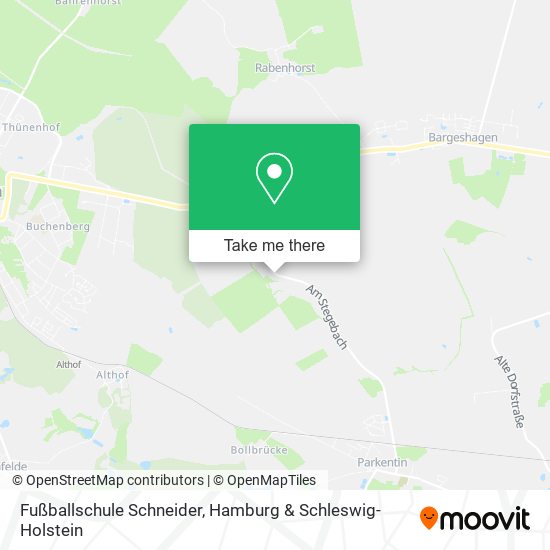 Fußballschule Schneider map