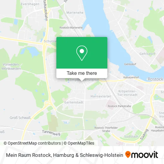 Карта Mein Raum Rostock