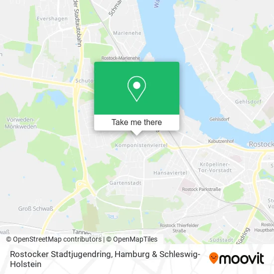 Карта Rostocker Stadtjugendring