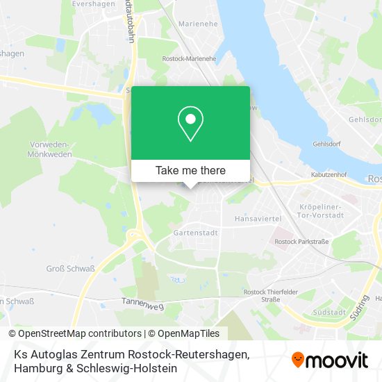 Ks Autoglas Zentrum Rostock-Reutershagen map