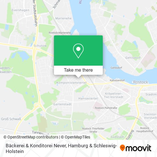 Bäckerei & Konditorei Never map