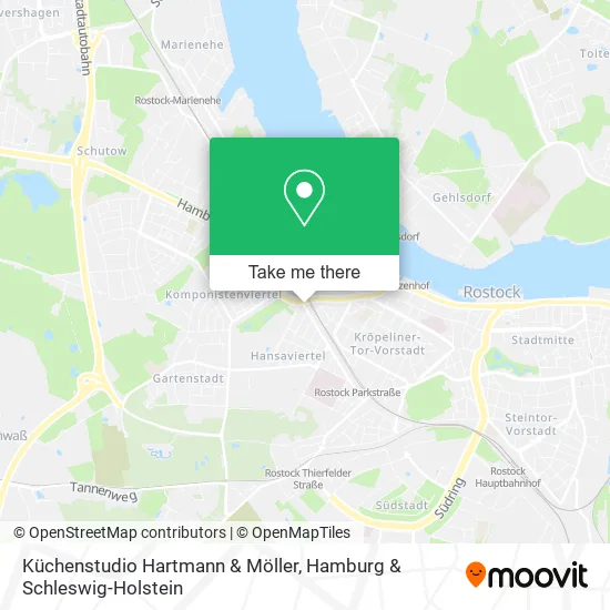 Карта Küchenstudio Hartmann & Möller