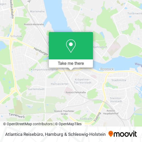 Atlantica Reisebüro map