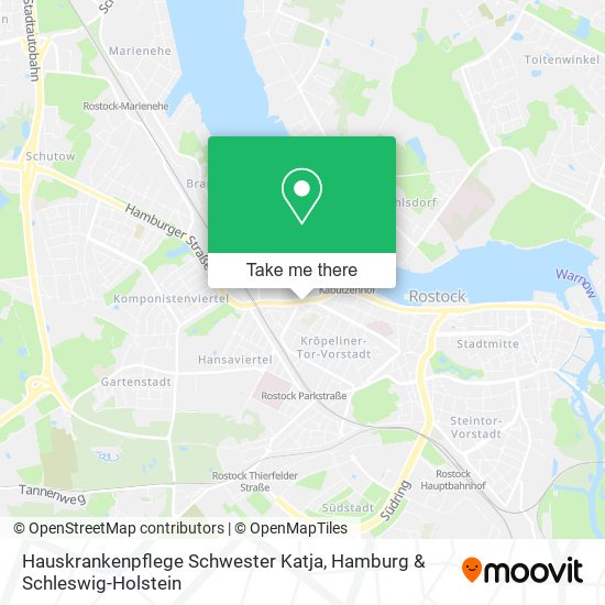Hauskrankenpflege Schwester Katja map