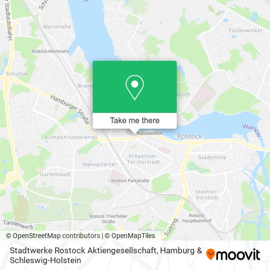 Stadtwerke Rostock Aktiengesellschaft map