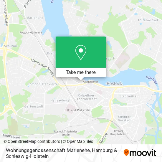 Карта Wohnungsgenossenschaft Marienehe