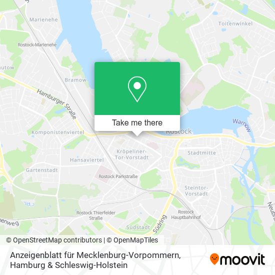Anzeigenblatt für Mecklenburg-Vorpommern map