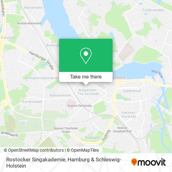 Rostocker Singakademie map