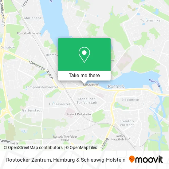Карта Rostocker Zentrum