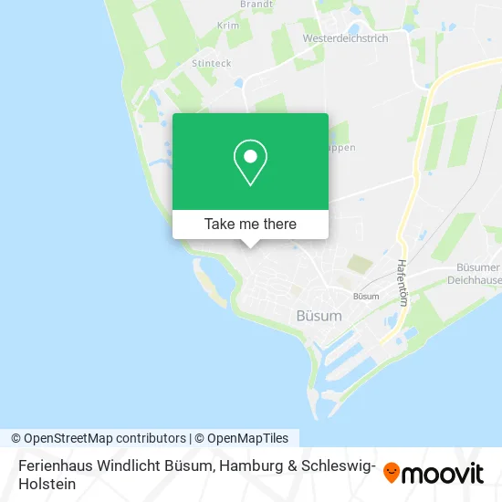 Карта Ferienhaus Windlicht Büsum