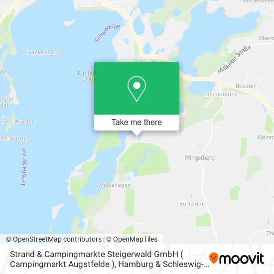 Карта Strand & Campingmarkte Steigerwald GmbH ( Campingmarkt Augstfelde )