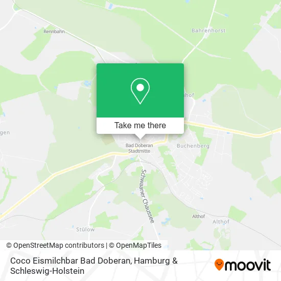 Карта Coco Eismilchbar Bad Doberan