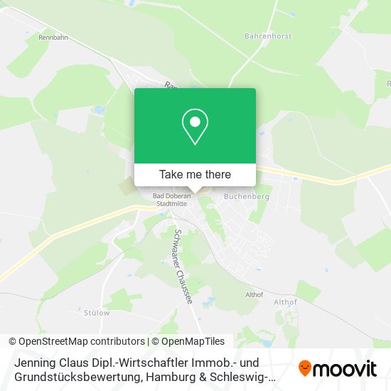 Jenning Claus Dipl.-Wirtschaftler Immob.- und Grundstücksbewertung map