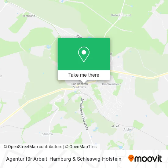 Карта Agentur für Arbeit