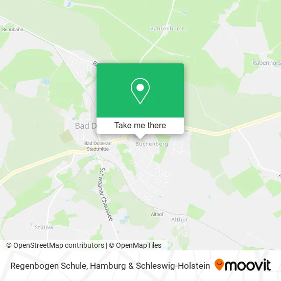 Карта Regenbogen Schule