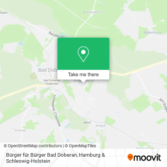 Карта Bürger für Bürger Bad Doberan