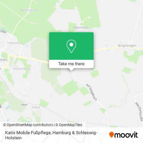 Карта Katis Mobile Fußpflege