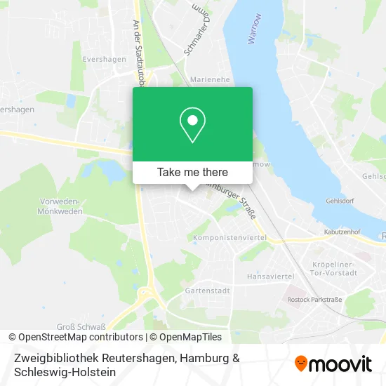 Карта Zweigbibliothek Reutershagen