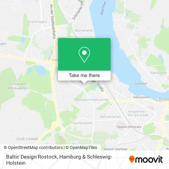 Карта Baltic Design Rostock