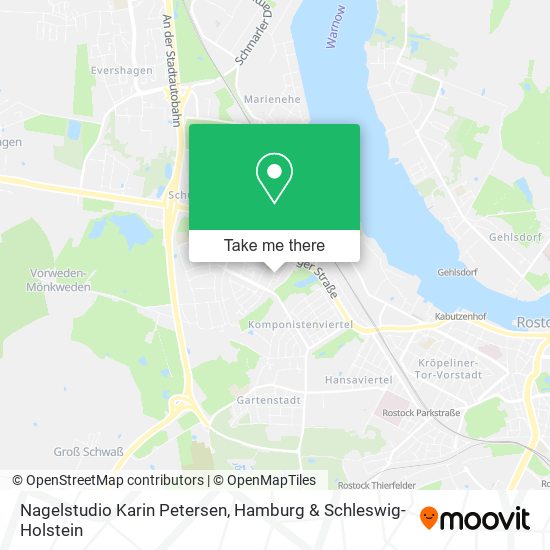 Nagelstudio Karin Petersen map
