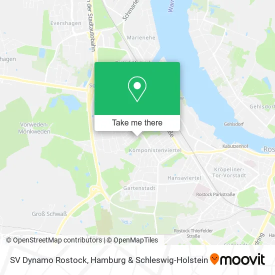 Карта SV Dynamo Rostock