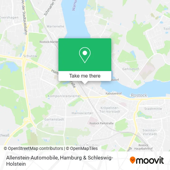 Карта Allenstein-Automobile