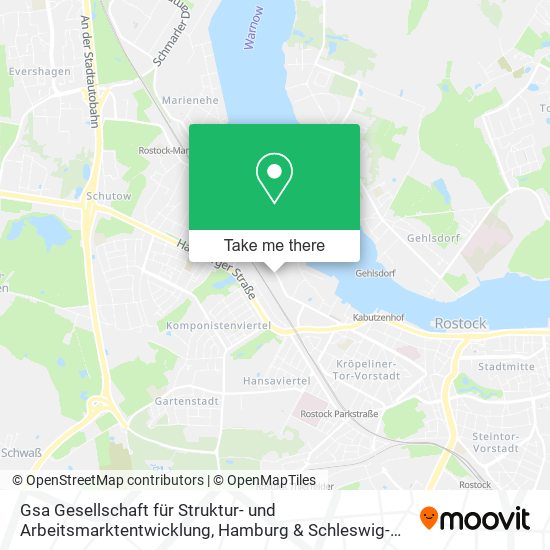 Gsa Gesellschaft für Struktur- und Arbeitsmarktentwicklung map
