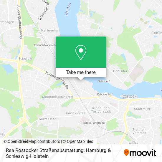 Карта Rsa Rostocker Straßenausstattung