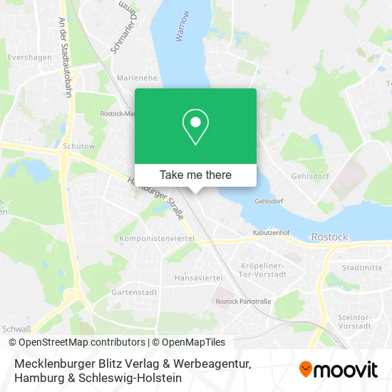 Карта Mecklenburger Blitz Verlag & Werbeagentur