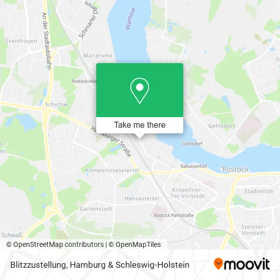 Карта Blitzzustellung