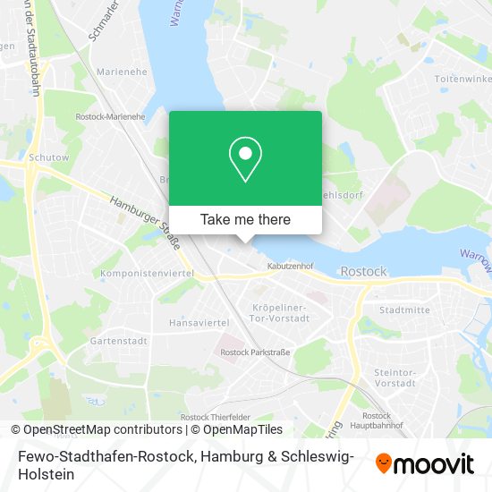 Fewo-Stadthafen-Rostock map