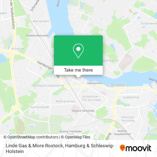 Карта Linde Gas & More Rostock