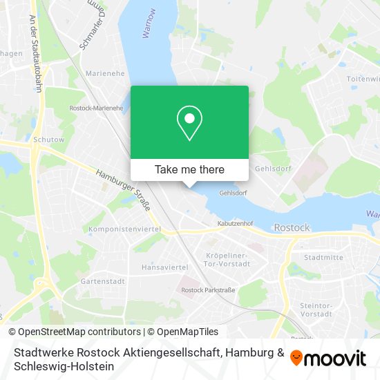 Stadtwerke Rostock Aktiengesellschaft map