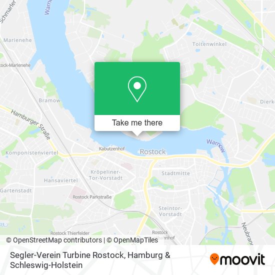 Segler-Verein Turbine Rostock map