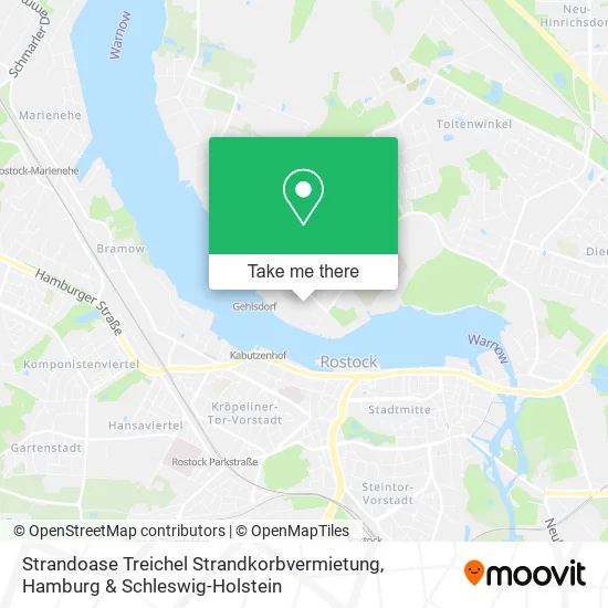 Карта Strandoase Treichel Strandkorbvermietung